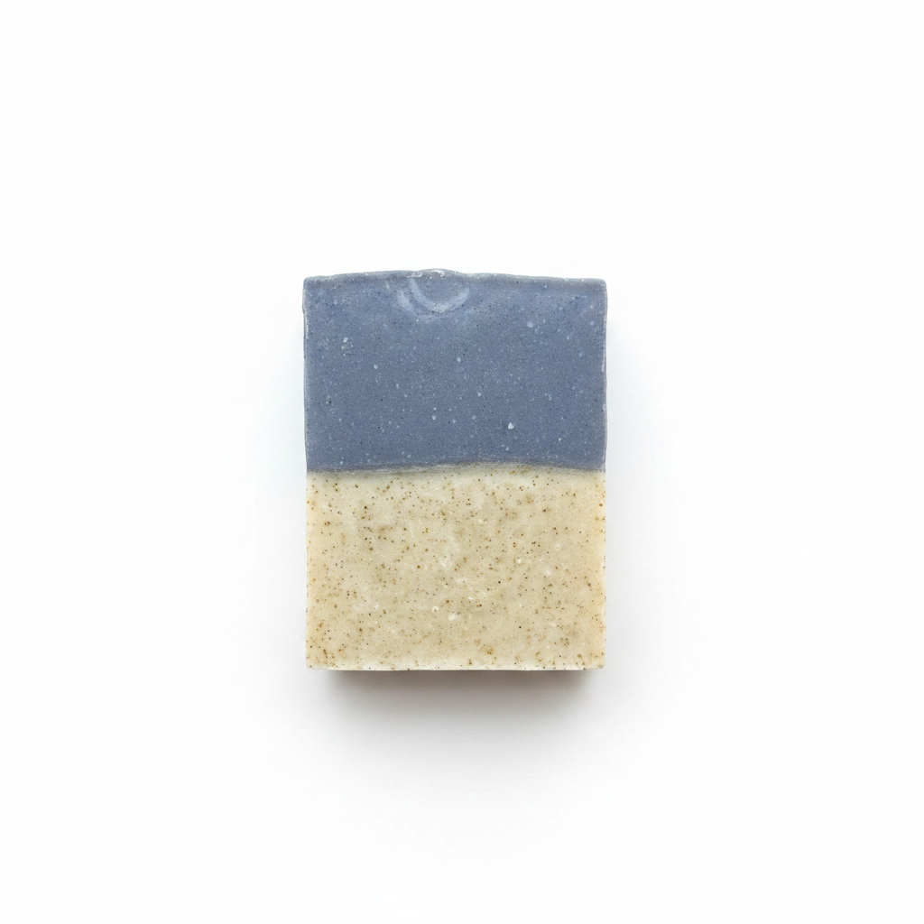 Neem & Charcoal Soap Bar - White Background